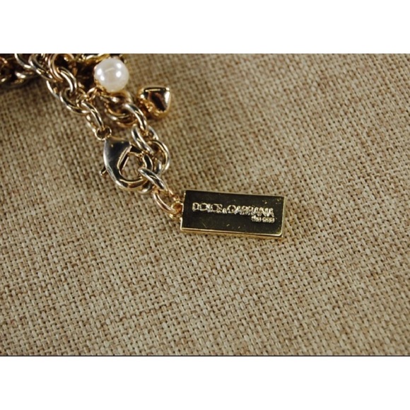 Dolce & Gabbana ‘Desire’ Black Gold Charm Bracelet - Picture 6 of 6